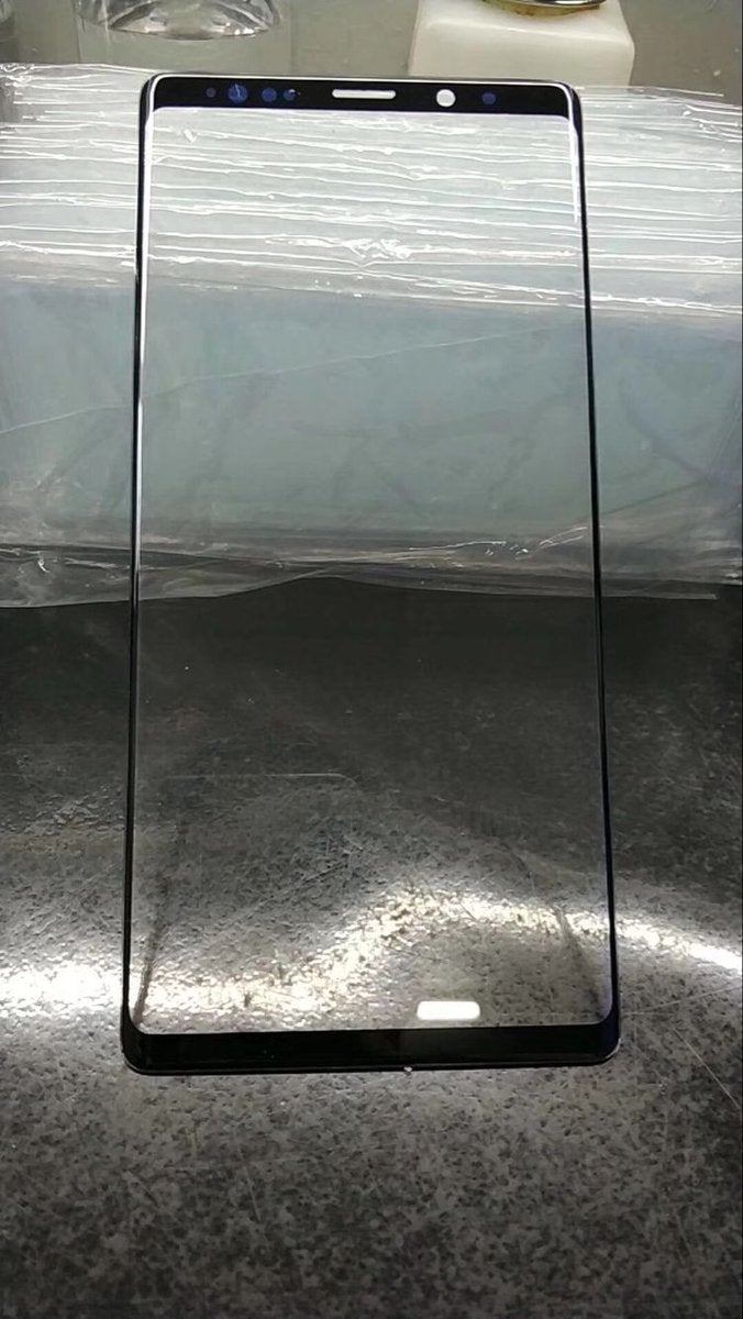 Claimed Note 9 screen protector - Note 9 may have the S9&#039;s refined Infinity Display design, protector leak shows