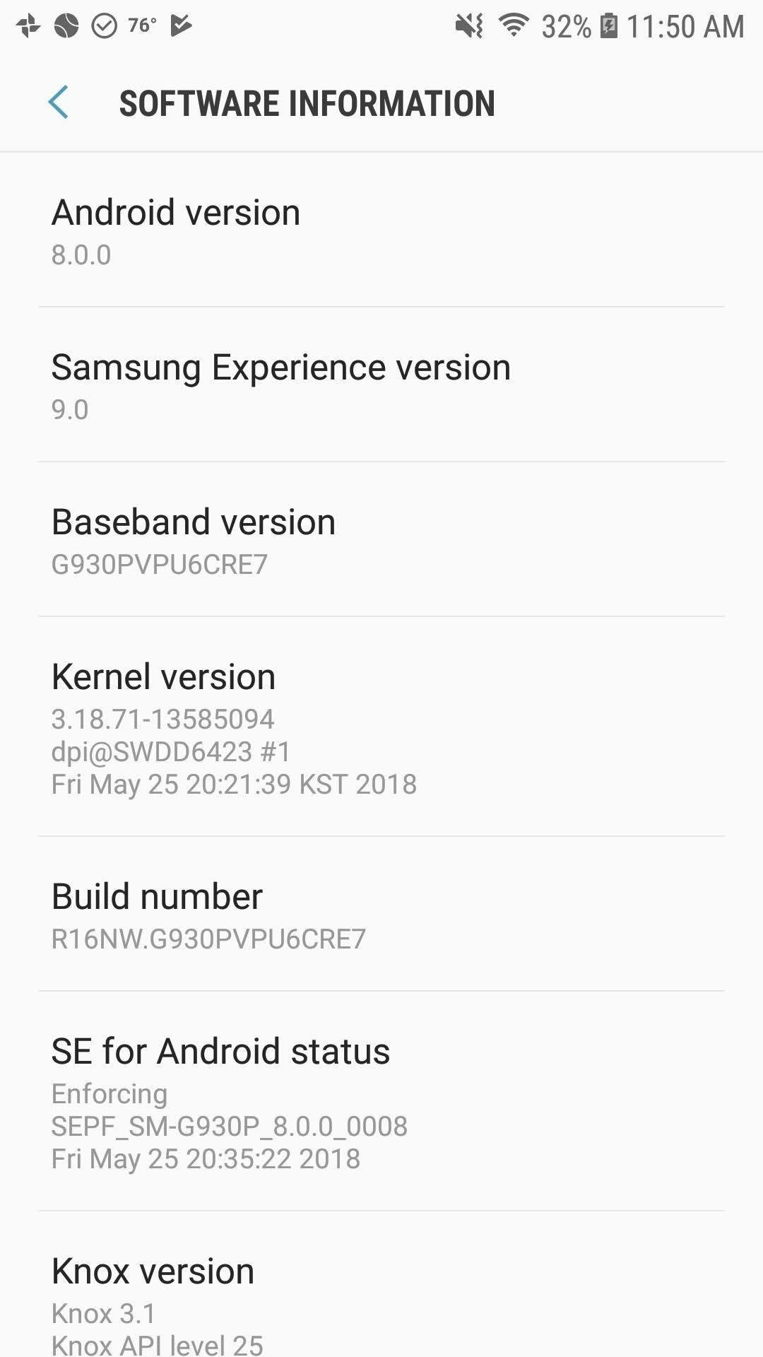 Sprint rolling out Android 8.0 Oreo for Samsung Galaxy S7 and S7 edge