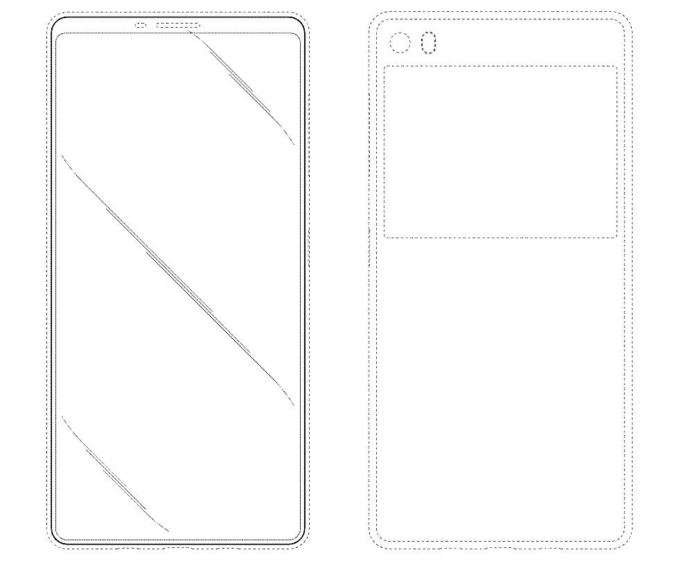 New Samsung Galaxy patent reveals a bezеl-less phone with two screens