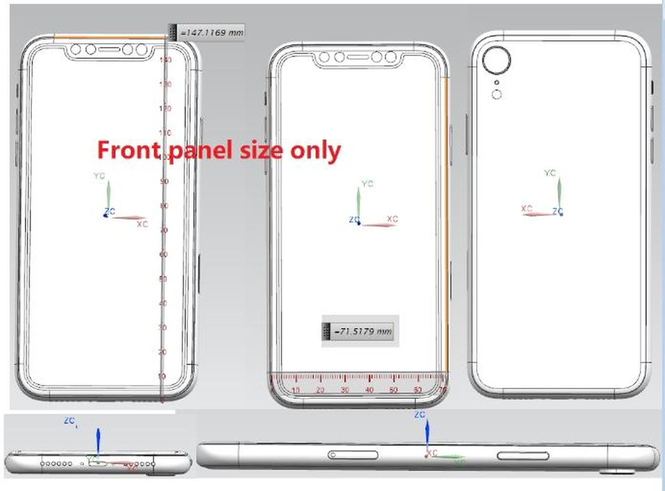 Apple&#039;s 6.1&quot; iPhone 2018 fleshed out in a new render with a large single camera