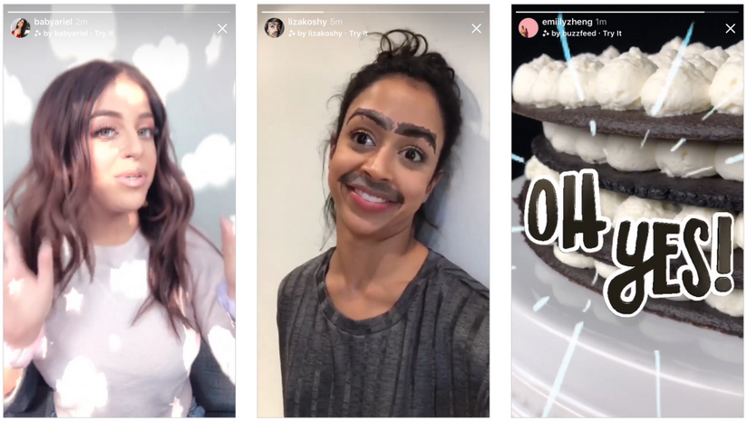 New camera effects are also part of the update - Instagram update rolls out today with video chat, Explore topic channels and more