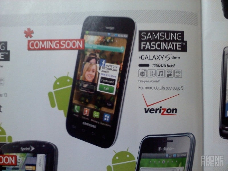 Samsung Fascinate for Verizon coming soon at Best Buy, pre-orders start Sunday!