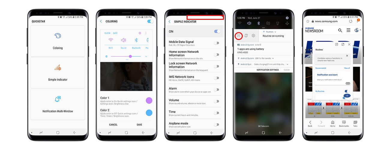 Quickstar in Good Lock 2018 - Samsung's Good Lock 2018: now available in US, UK, Australia, Canada, Singapore, and South Korea