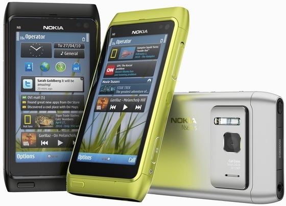 Nokia N8 in green is going to be exclusive to Vodafone