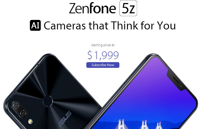 High-end ZenFone 5Z shows up on Asus&#039; US website next to a crazy price