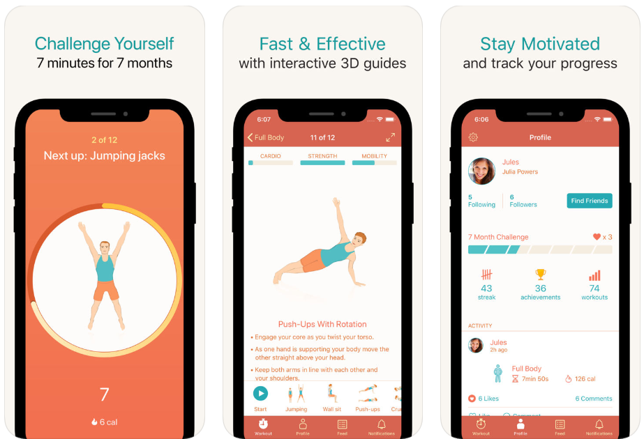 7-Minute Workout - Best iPhone apps (2020)
