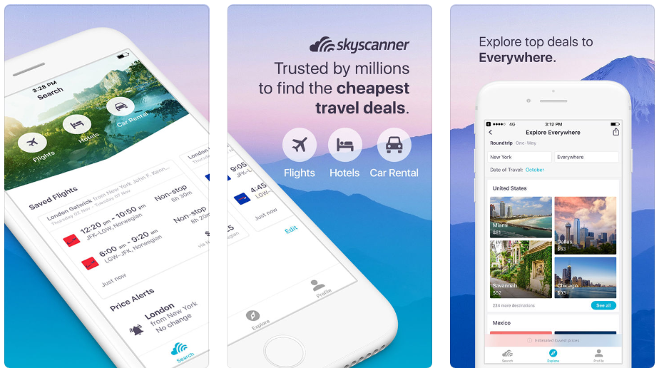 Skyscanner - Best iPhone apps (2020)