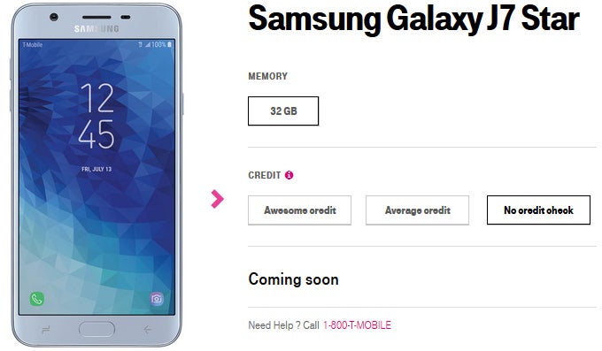 Samsung Galaxy J7 Star coming soon to T-Mobile, likely for under $300