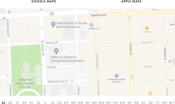 Level of detail in Google vs Apple Maps - Here&#039;s why Google Maps is still better than Apple Maps