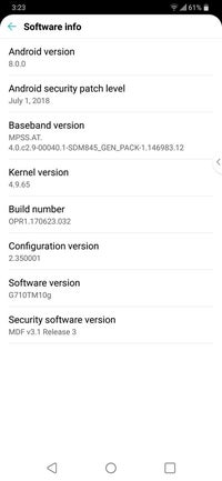 T-Mobile LG G7 ThinQ begins receiving July 2018 Android security patch