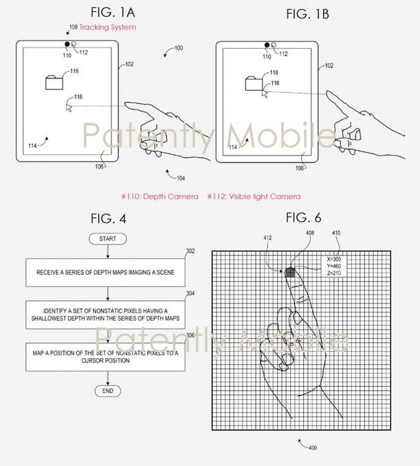 Images from Microsoft's patent for touchless input - New patent reveals that Microsoft is planning touchless input for future Surface devices