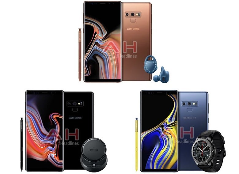 Samsung Galaxy Note 9 might be bundled with the Gear S3, brown color version revealed