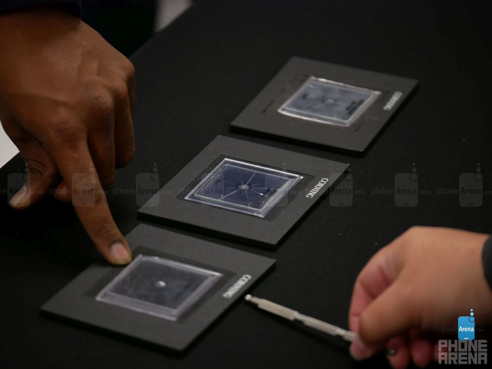 Microscopic imperfections in glass are contributing factors to why glass can fail. - Corning's Technology Center tour: where glass innovations are born