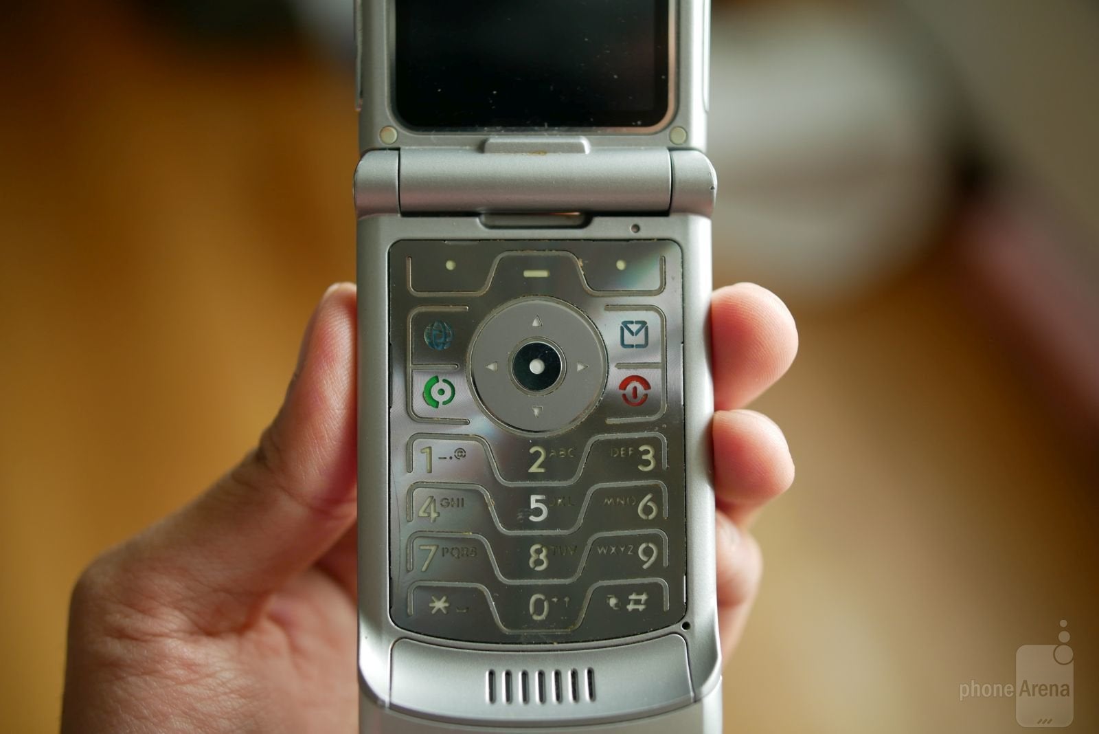 Futuristic even now, the Motorola RAZR's electoluminescent keypad was certainly different from the traditional back-lit dial pads most phones were employing during the mid-2000s. - Remembering the Motorola RAZR V3: the phone that redefined beauty & design