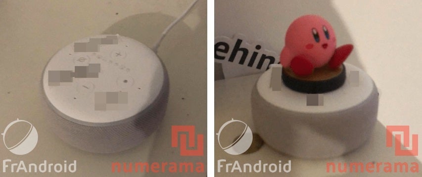 Kirby for scale? We can work with that! - Leaks show a device that could be the new Amazon Echo Dot