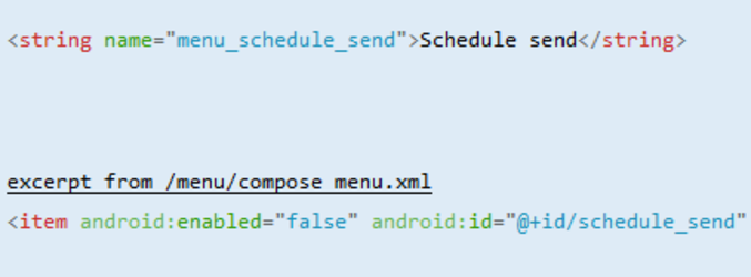 Code found in the Gmail v8.7.15 APK hints at a new native scheduling feature for the app - Code reveals that scheduling feature could be coming soon to Gmail&#039;s Android app