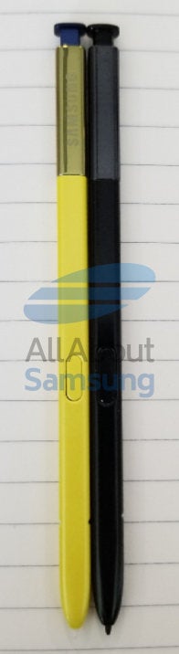 Here is a Samsung Galaxy Note 9 S Pen vs Note 8 S Pen picture