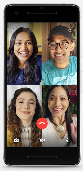 The feature in action - WhatsApp finally lets everyone make group video calls