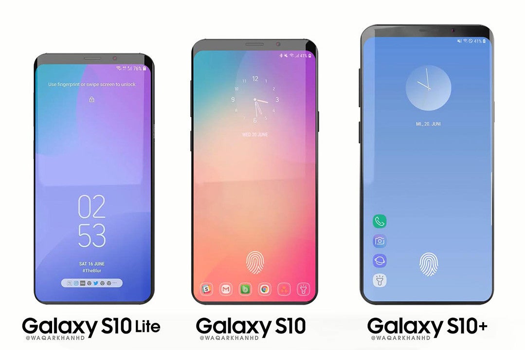 Samsung may give birth to triplets the next S-line season - Samsung Galaxy S10: ten new features to expect