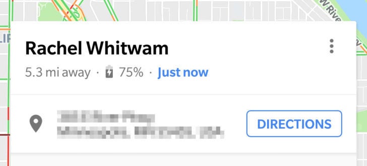 Google Maps update adds a nifty little feature that shows battery percentage