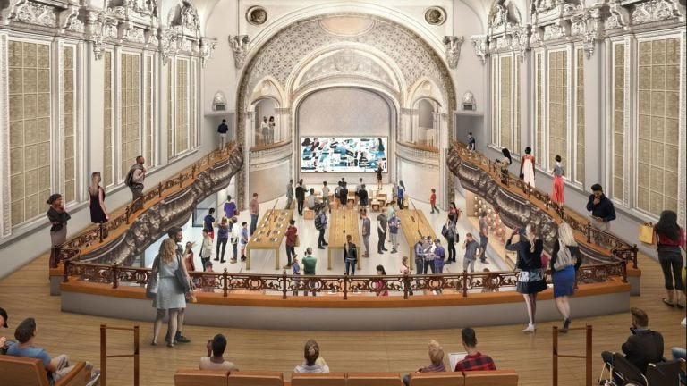 Apple&#039;s vision of what the inside of its new L.A. Apple Store will look like - Apple plans to convert an iconic L.A. theater into the grandest of Apple Stores