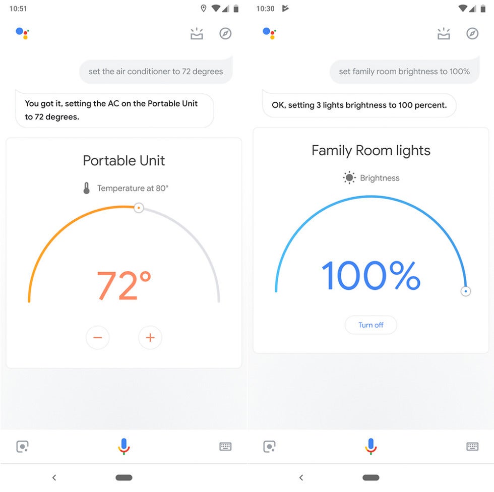 If you&#039;re quick enough, you can have a strobe light effect - Google Assistant’s improved smart home controls are coming to smartphones