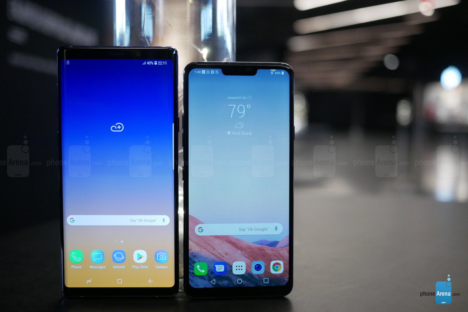 Samsung Galaxy Note 9 vs. LG G7 ThinQ: ThinQ size is everything?