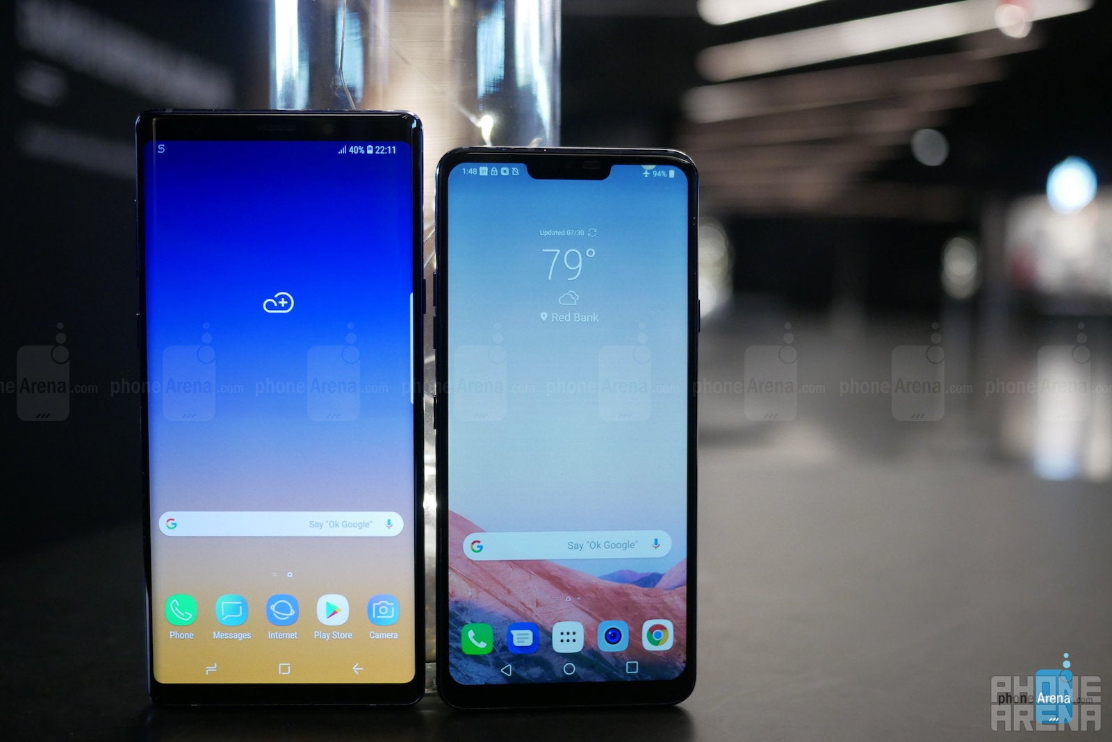 Samsung Galaxy Note 9 vs. LG G7 ThinQ: ThinQ size is everything?