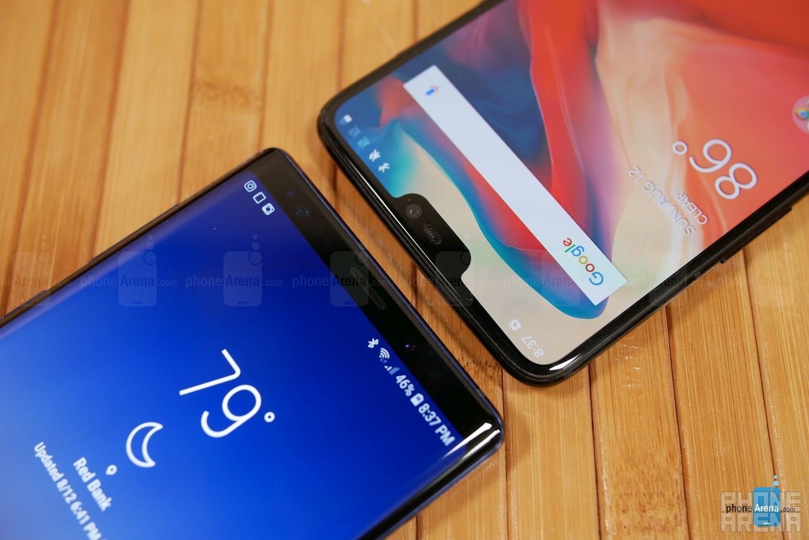 Samsung Galaxy Note 9 vs OnePlus 6: first look