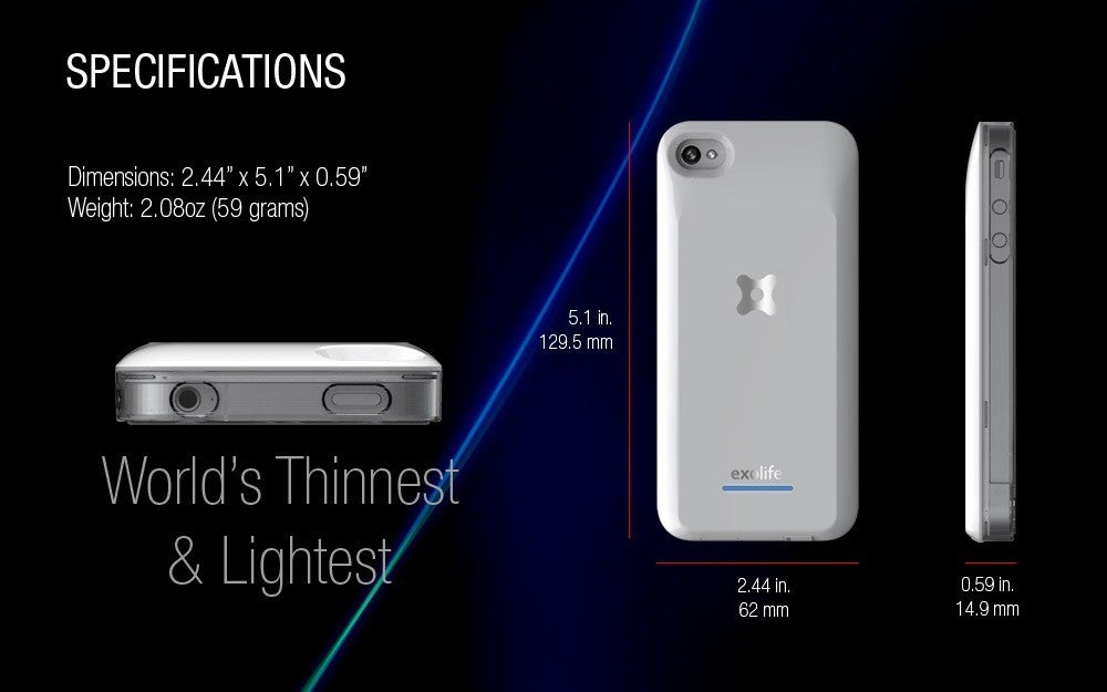 Exolife, a slick new battery case for the iPhone 4