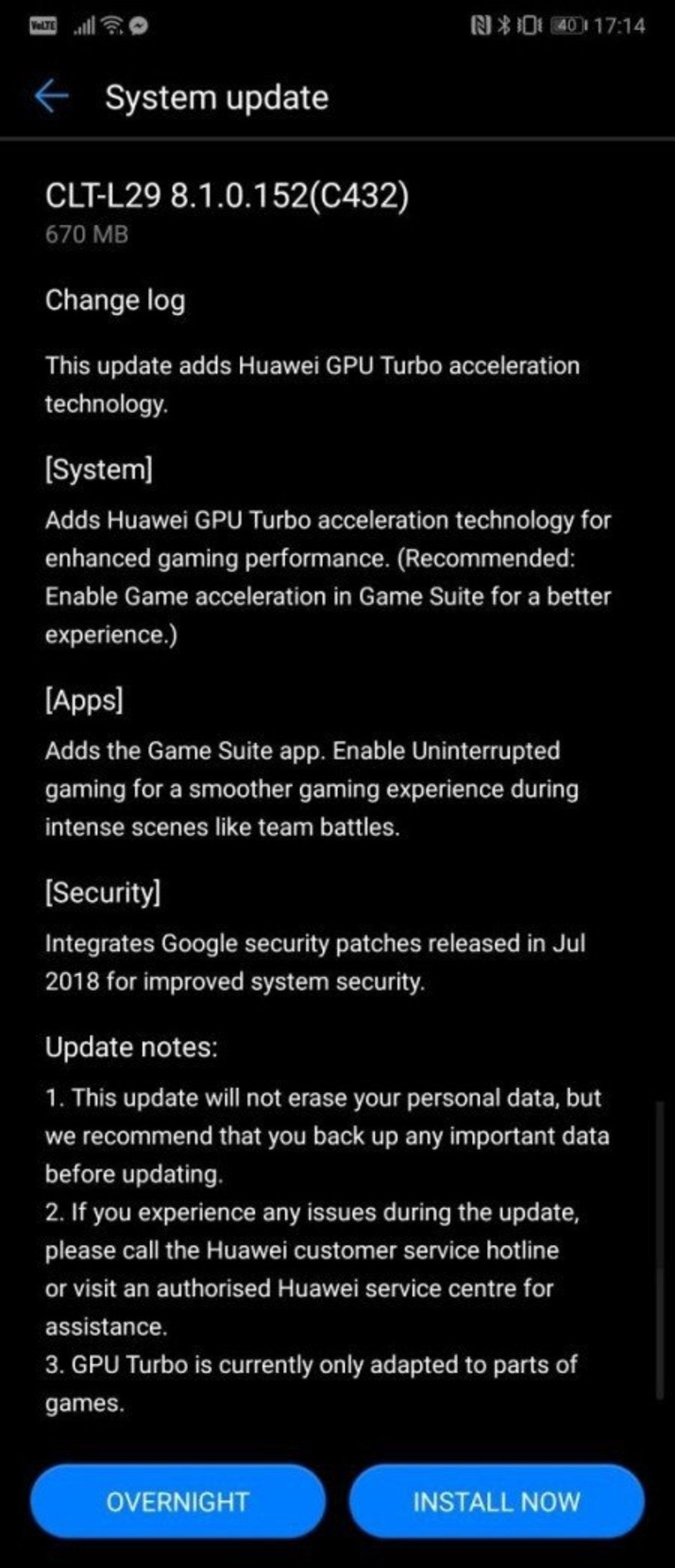 aflevere Overholdelse af brevpapir Huawei P20 Pro starts getting GPU Turbo update for enhanced gaming  performance - PhoneArena