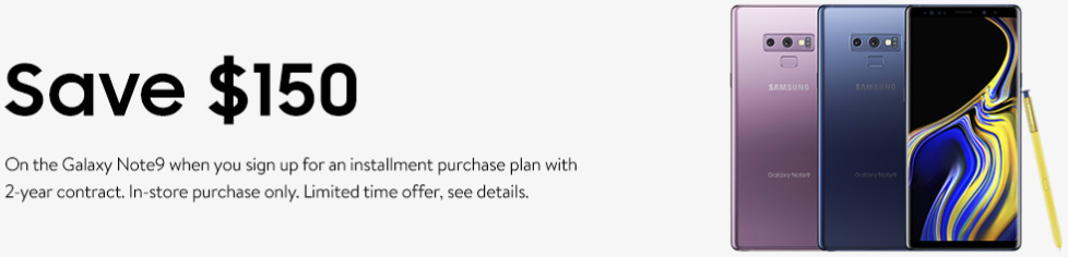 The Note 9 is released on US carriers, we tracked the best deals and prices