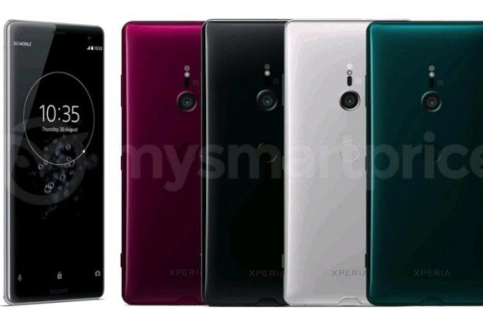 Is that bordeaux or burgundy, Sony? - Here are all the color options of Sony's upcoming Xperia XZ3