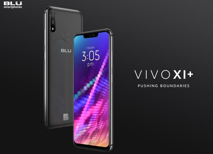 BLU Vivo XI+ goes officially official with 3D facial recognition, notch, Android Pie promise
