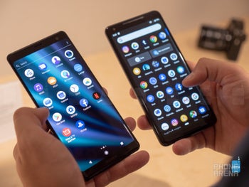 Sony Xperia XZ3 vs Google Pixel 2 XL: first look - PhoneArena