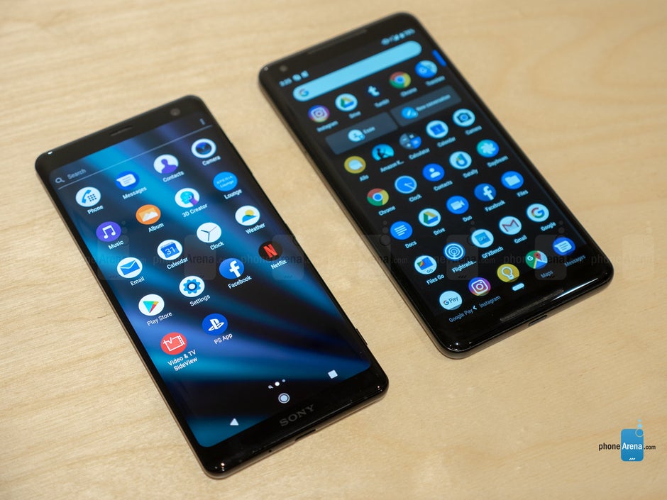 Sony Xperia XZ3 vs Google Pixel 2 XL: first look - PhoneArena