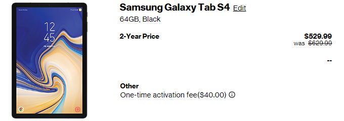 Deal: Samsung Galaxy Tab S4 LTE is $100 cheaper at Verizon