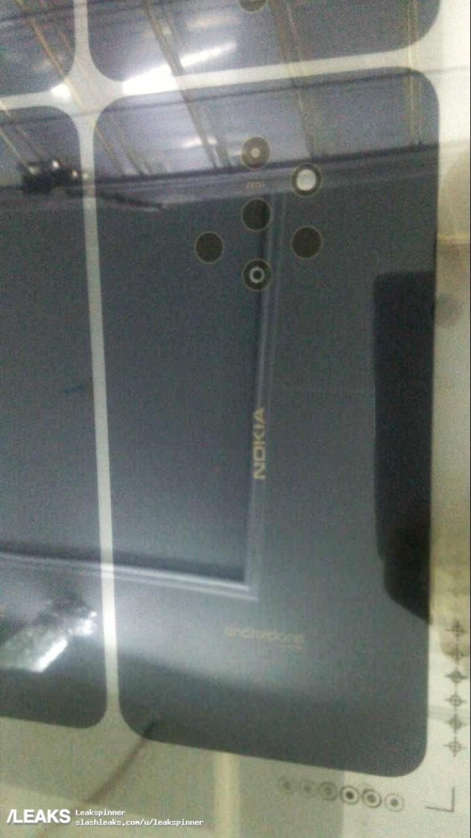 Possible Nokia 9 image leaks online revealing ridiculous camera setup
