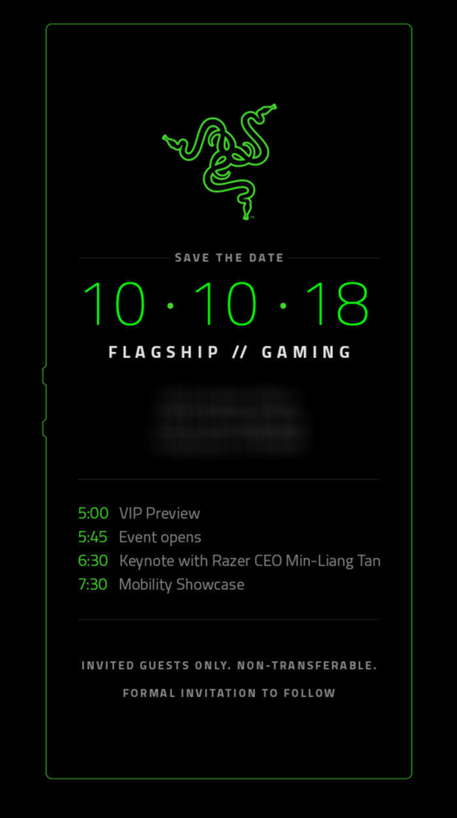 The Razer Phone 2 will be unveiled on October 10th - Razer Phone 2 to be introduced on October 10th