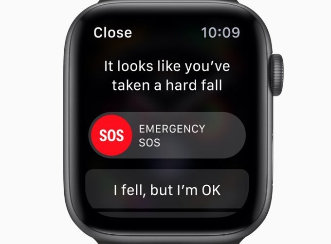 apple watch series 4 detect hard fall