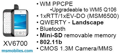 Samsung i730 to get WM5 upgrade; Verizon will carry HTC Apache (VX-6700)