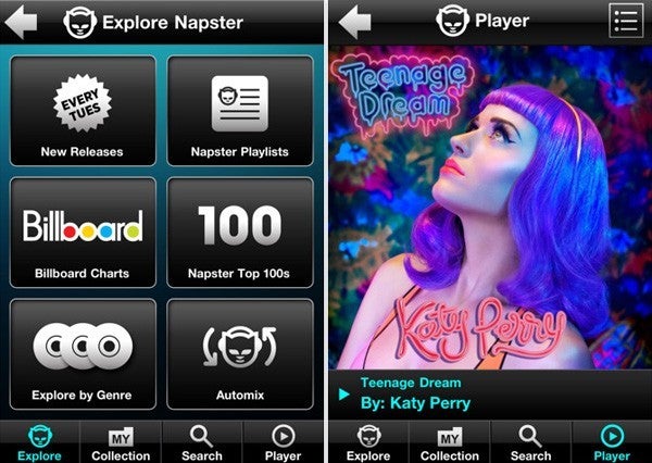 Napster brings its subscription based streaming service to iOS devices