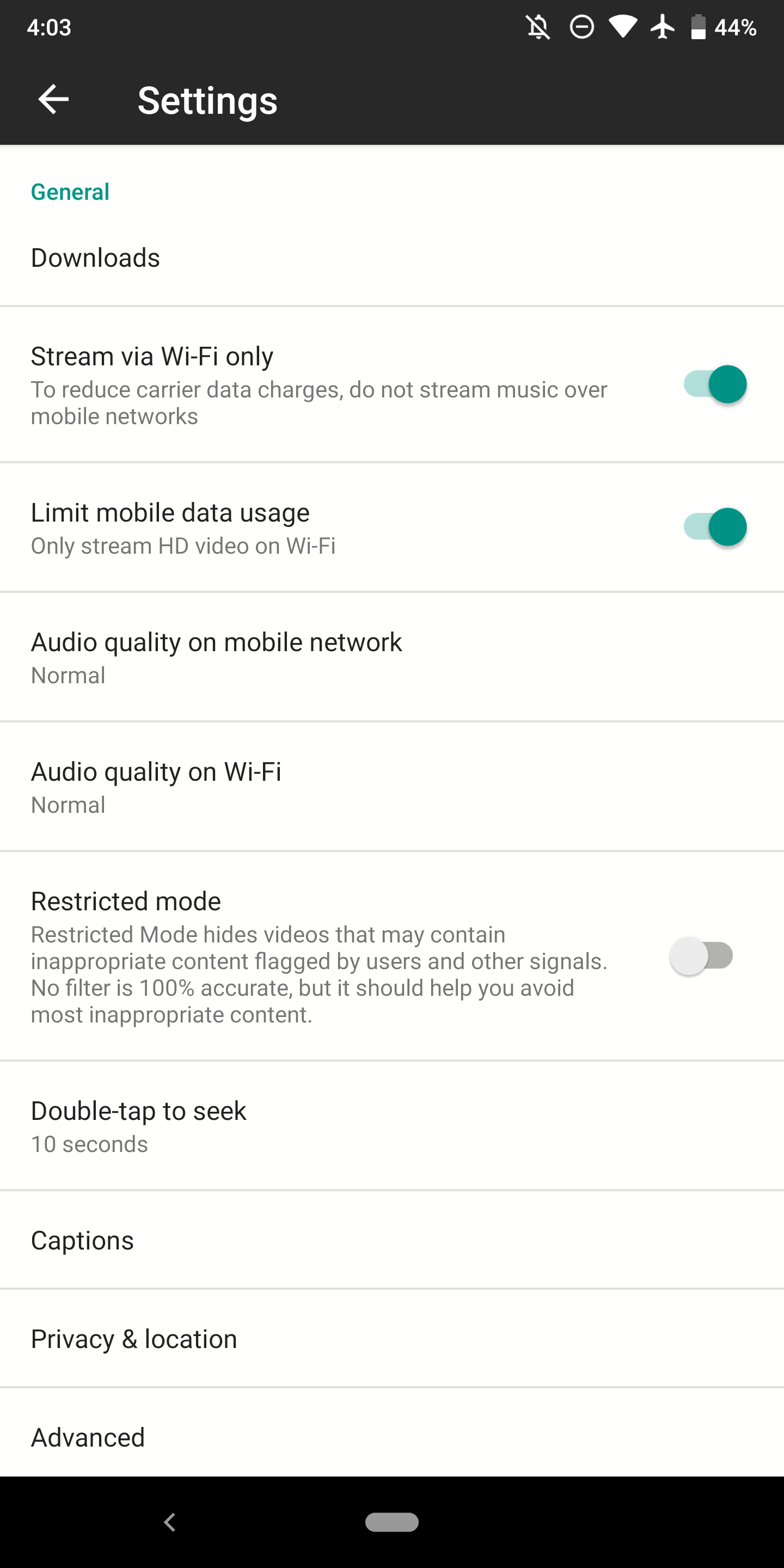 YouTube Music for Android gains new streaming and download quality controls