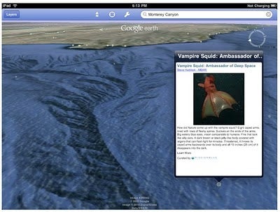 You can now explore the oceans on the Google Earth app for iOS