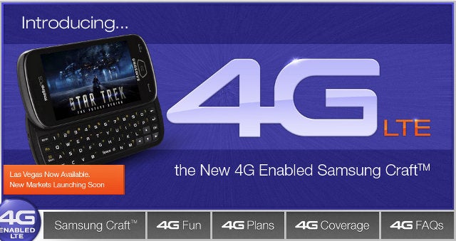 UPDATED: LTE-powered Samsung Craft now proudly advertised by MetroPCS
