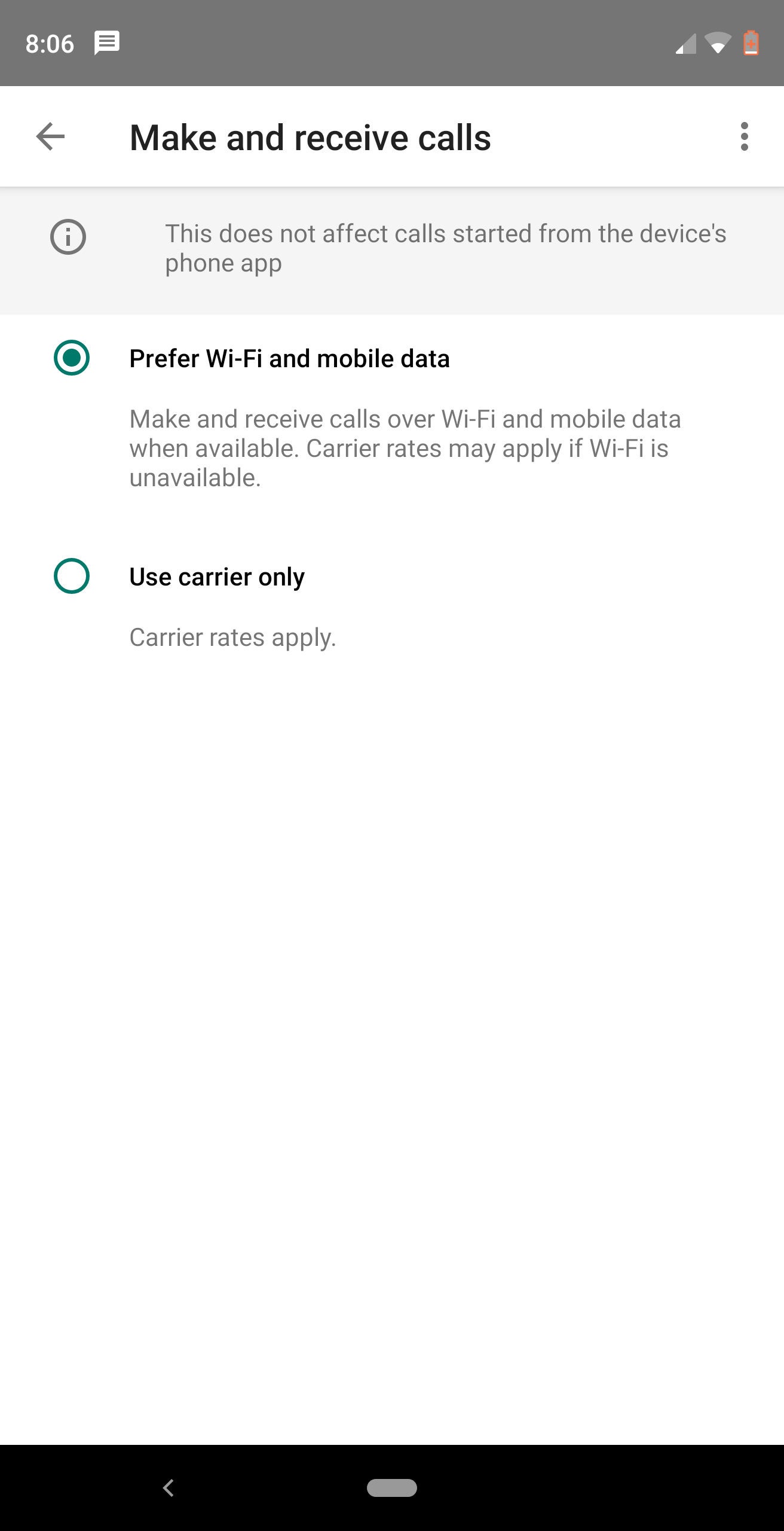 Google Voice update brings option to make and take calls over Wi-Fi