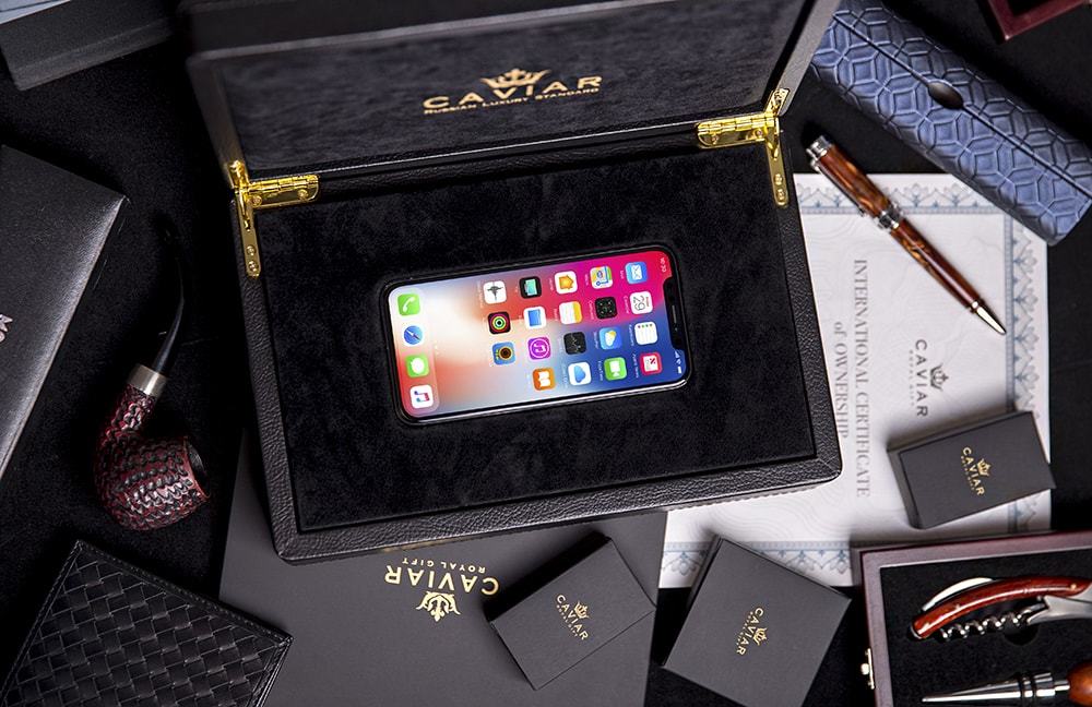 This is what is included in the box when you order an Apple iPhone XS Max from Caviar&#039;s Maximum Collection - A rear-panel modification on the Apple iPhone XS Max jacks the price to over $15,000