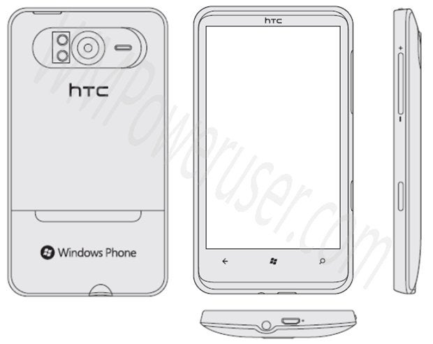 Sketches of the HTC HD7 get leaked