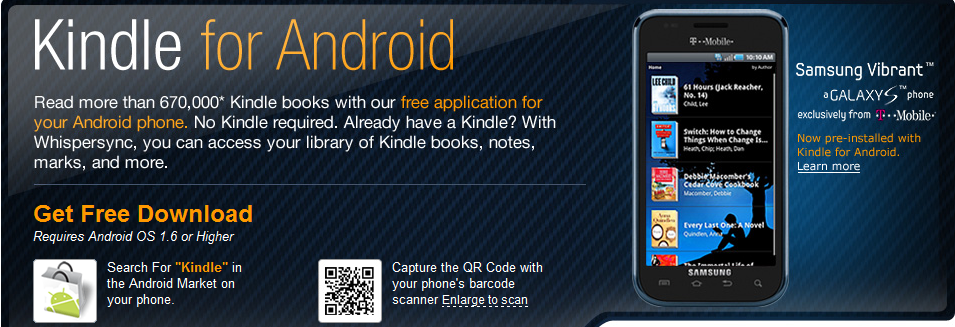 Kindle for Android gets upgrade with new features