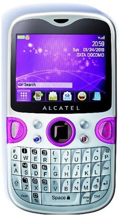 Yahoo phone created by Alcatel for Tata DOCOMO